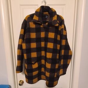 Lee Plaid Black and Brown Jacket